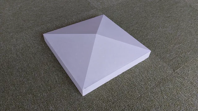 Pilierová strieška 30 x 30 cm