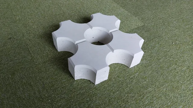Zatravňovacia dlažba 26 x 26 x 6 cm